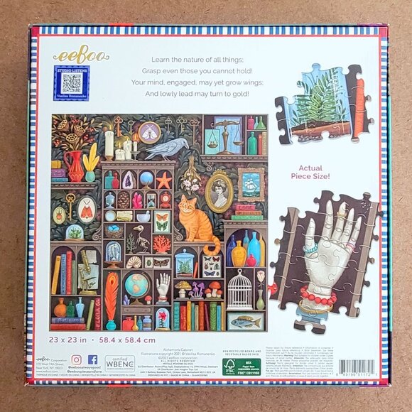 ALCHEMIST'S CABINET by eeBoo Jigsaw Puzzle 1000 pieces - Picture 4 of 7